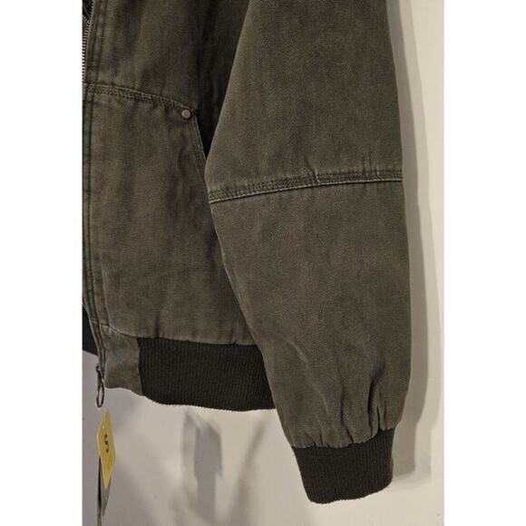 G.H.‎ Bass & Co. Men's Sherpa Lined Canvas Bomber Jacket / Size Small/ New - Picture 8 of 8